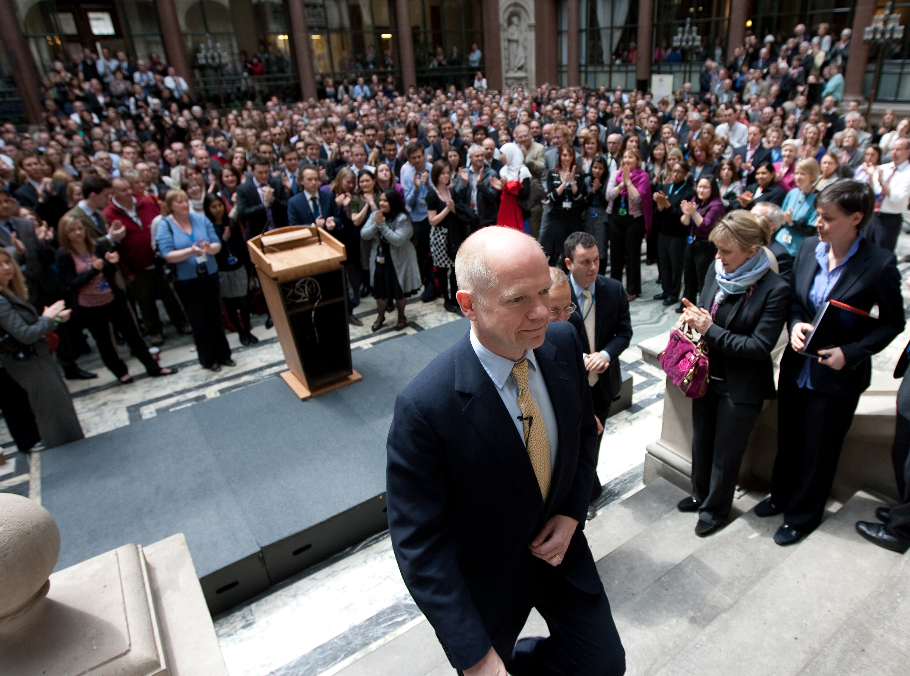 Foreign Secretary meeting staff (4601494016)