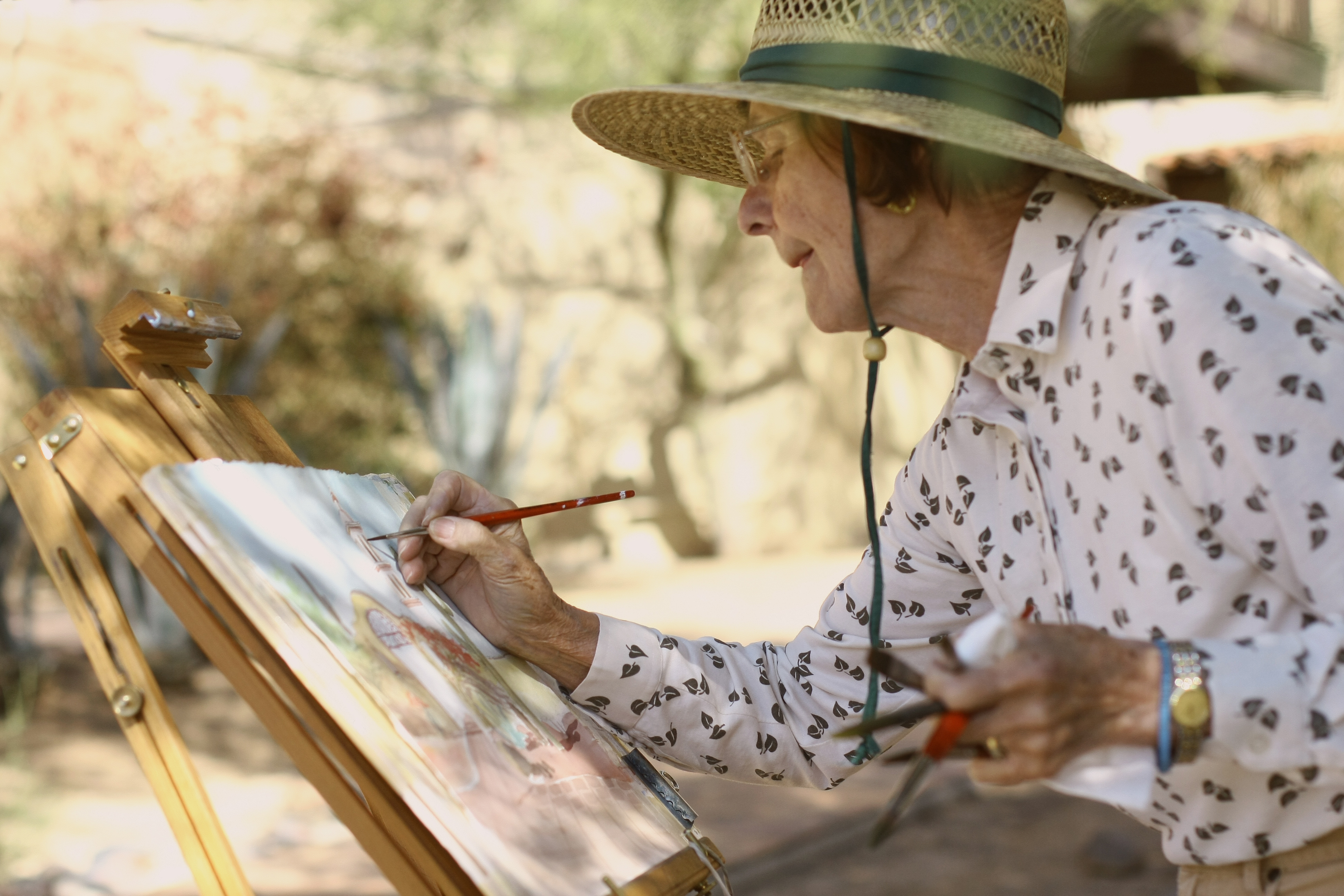 grandma painting