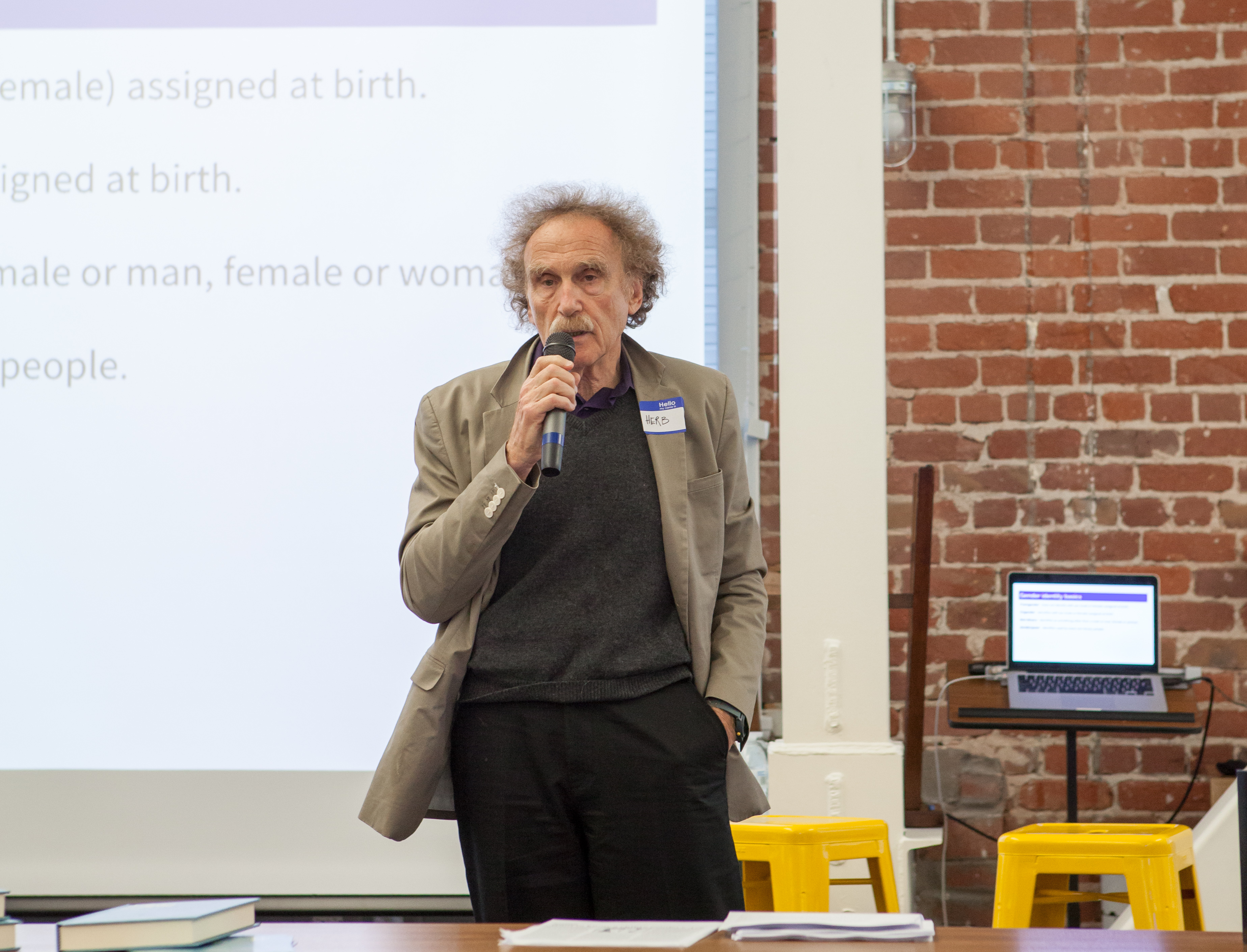 Herb Schreier at Bay Area WikiSalon