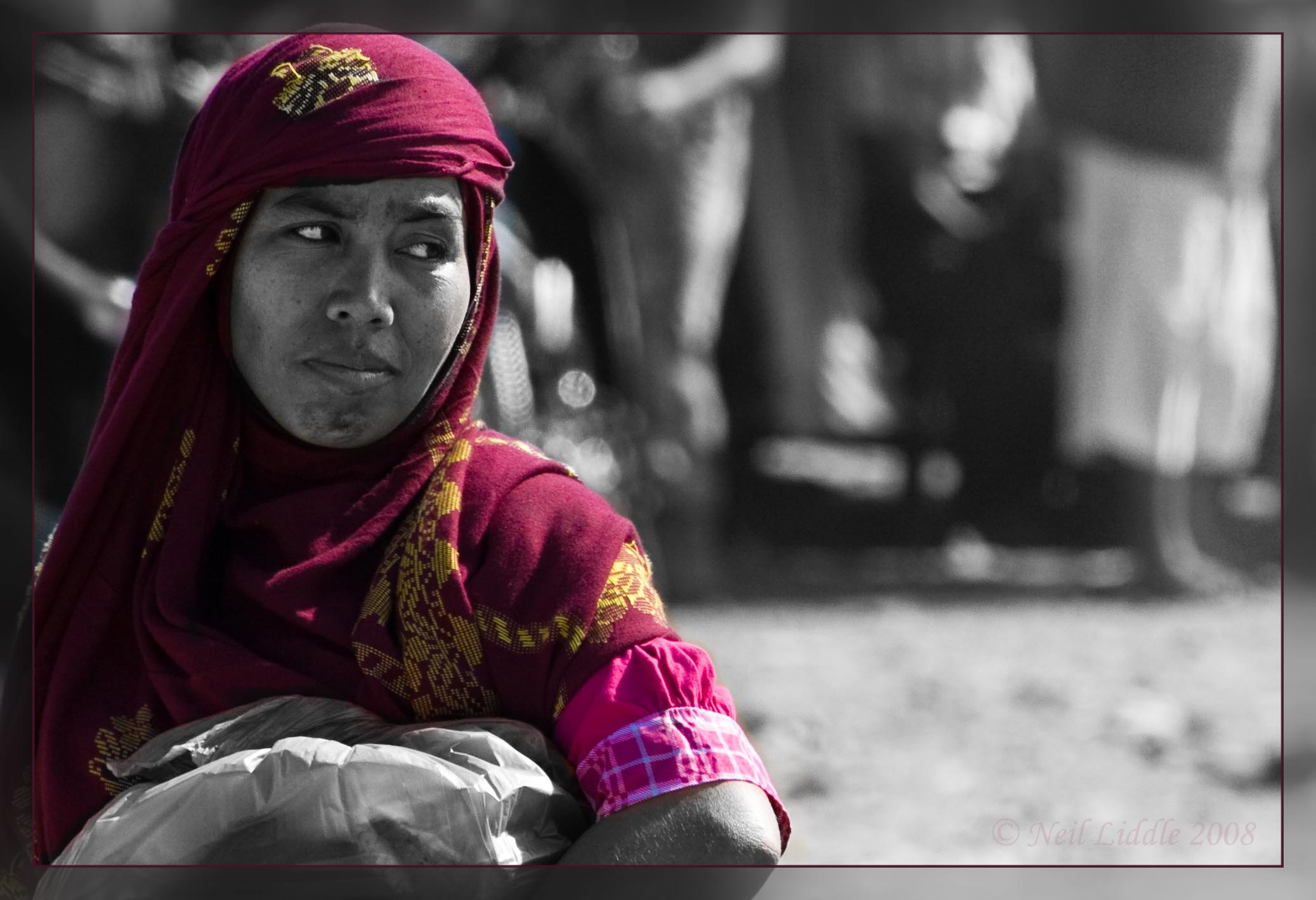 Hijab glance back Indonesia