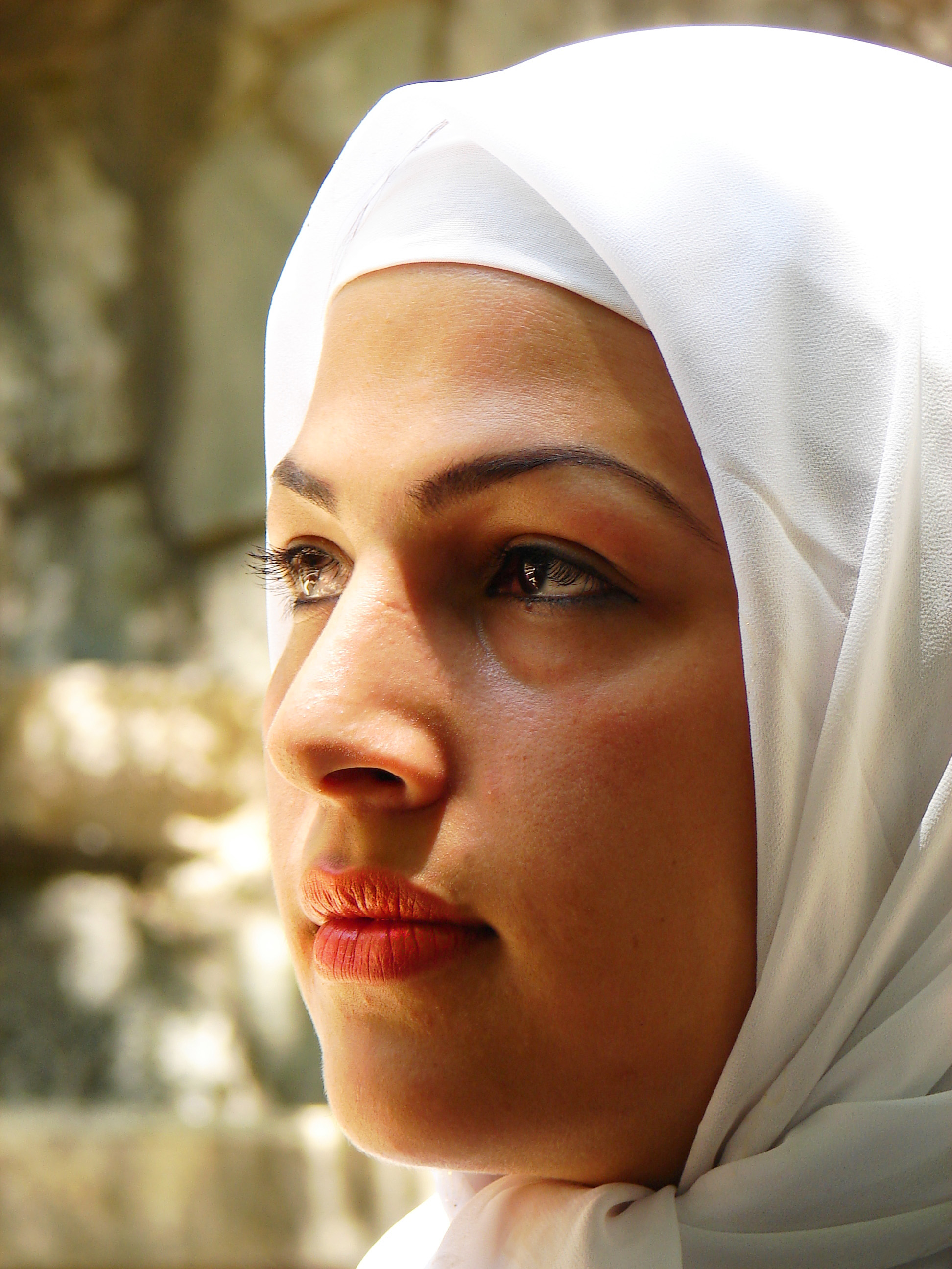 Iranian women - white scarf
