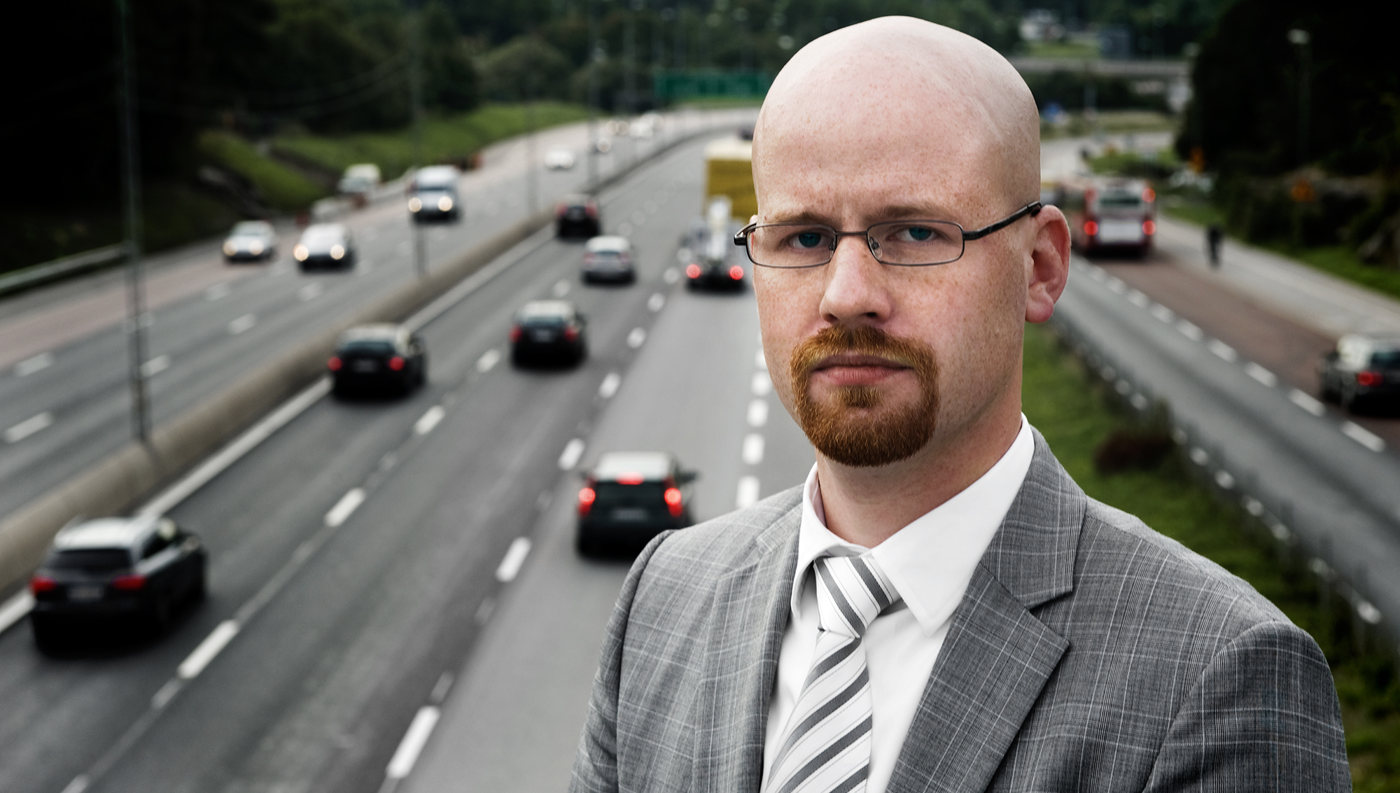 Johan Färm vid E18