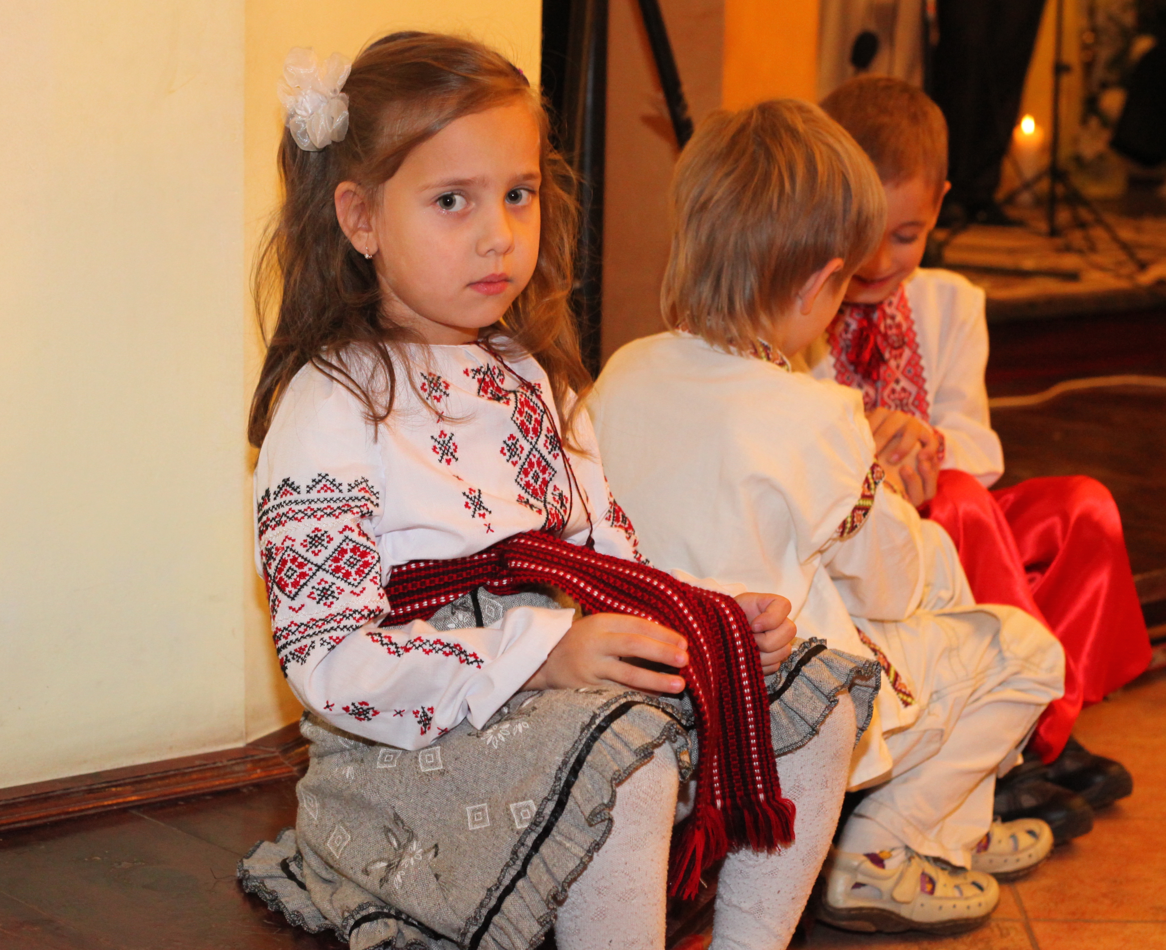 kids in a Catholic kindergarten