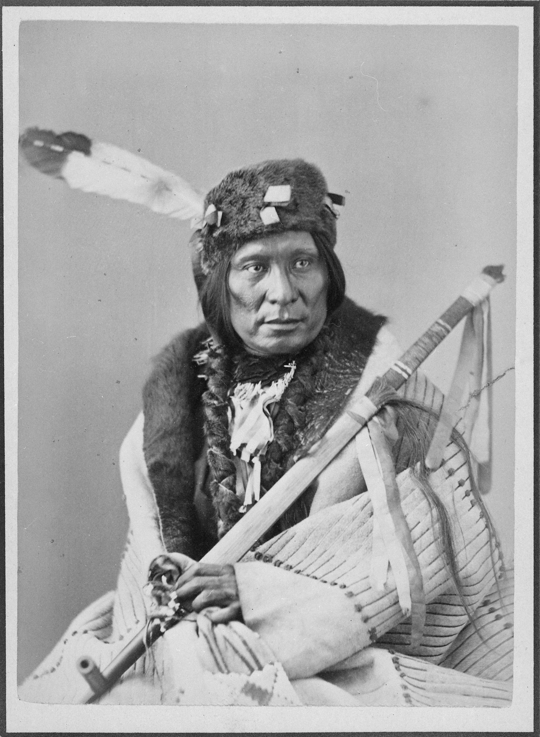 Mad Bear-Ma-To-Weet-Ko. Yanctonai Sioux, 1872 - NARA - 519014