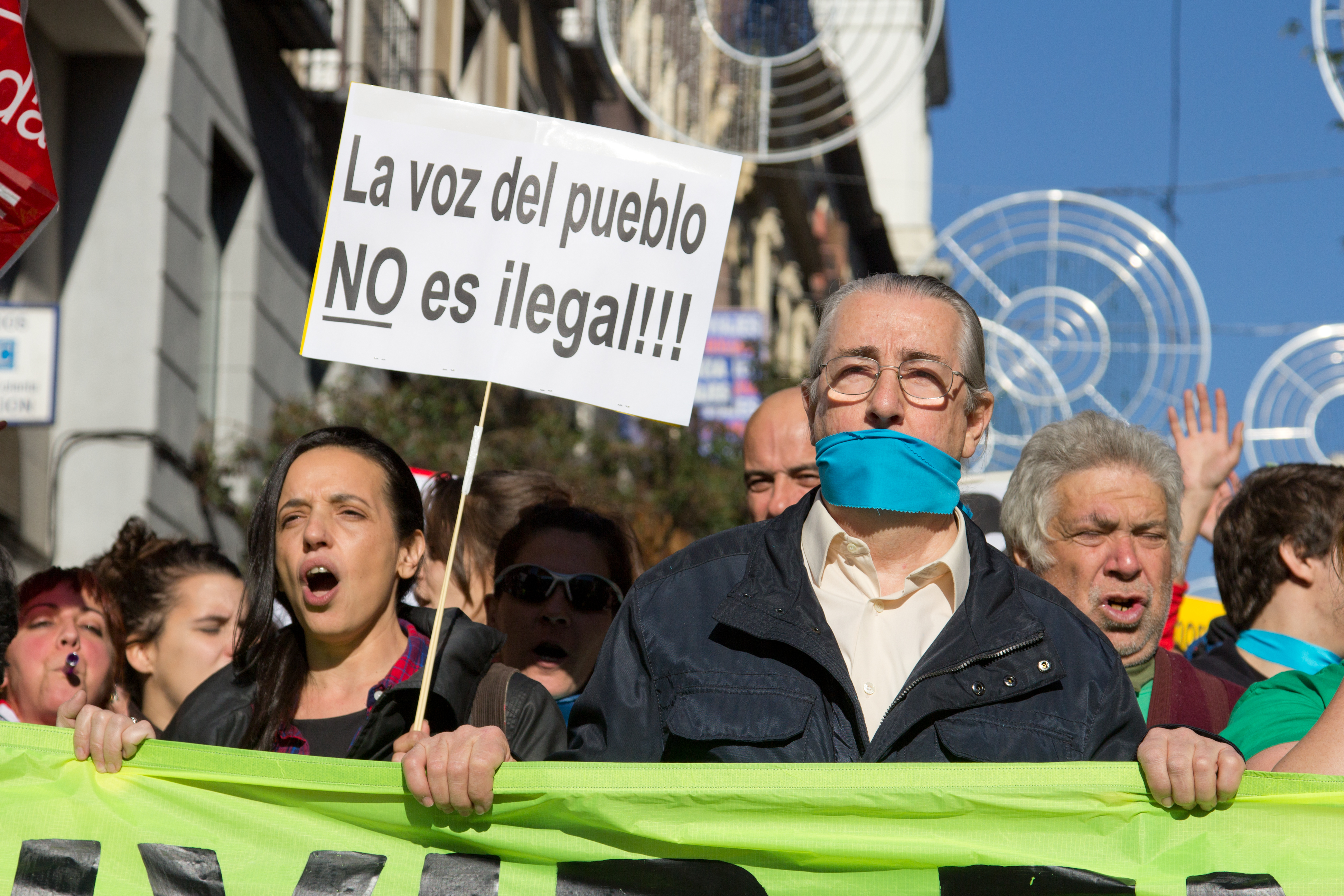 Manifestación contra la Ley Mordaza en Madrid 20-12-2014 - 07