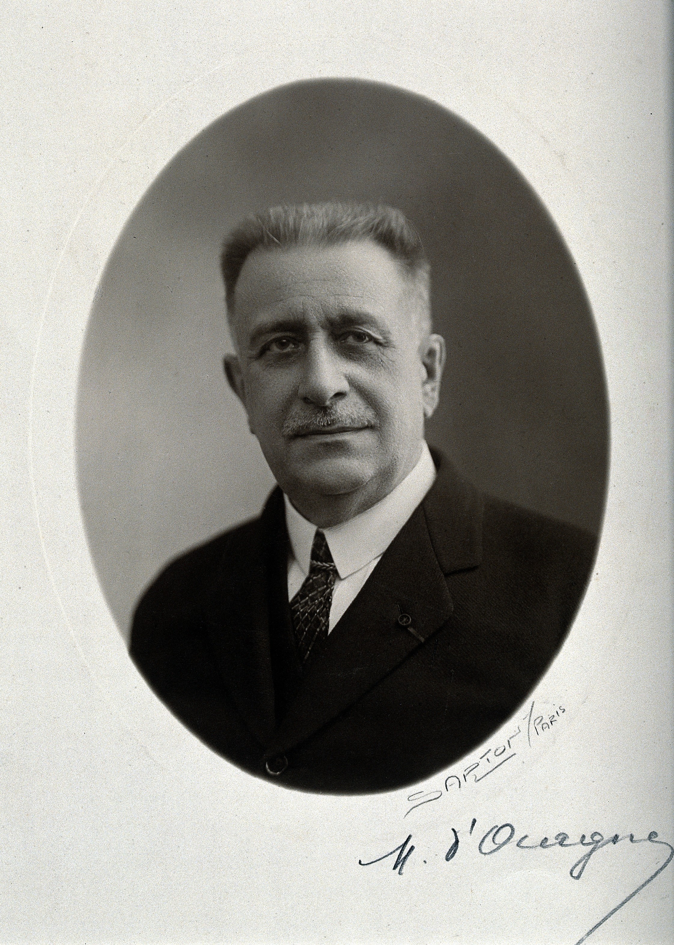 Maurice D'Ocagne. Photograph by Sartony. Wellcome V0028177