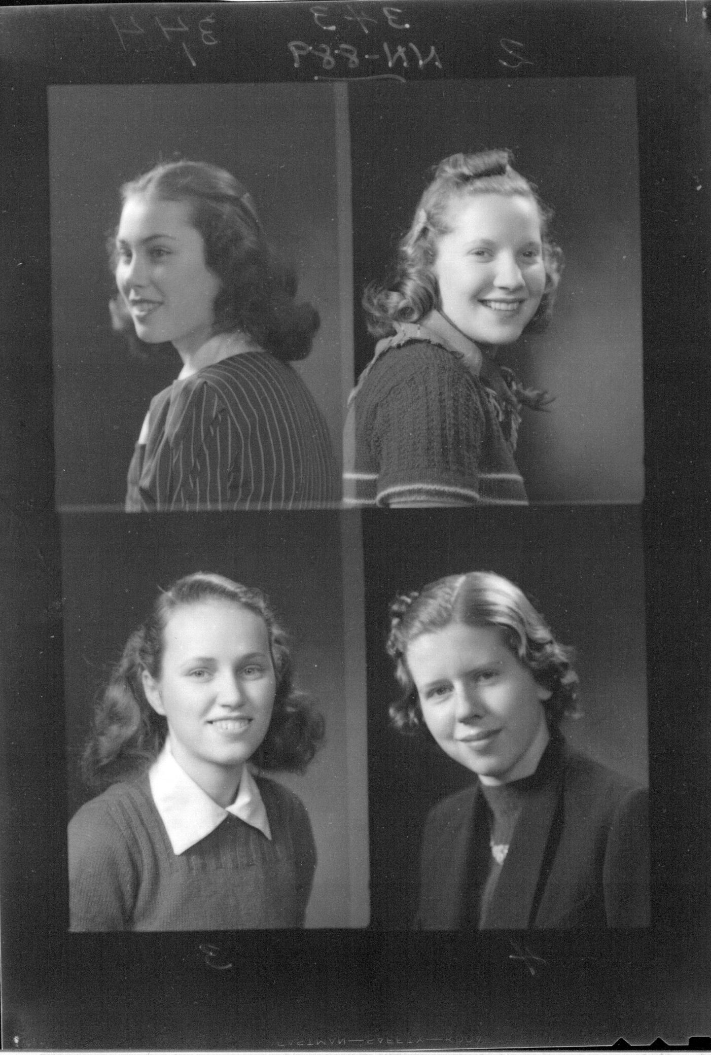 McGuffey High School yearbook portraits 1939 (3191455933)
