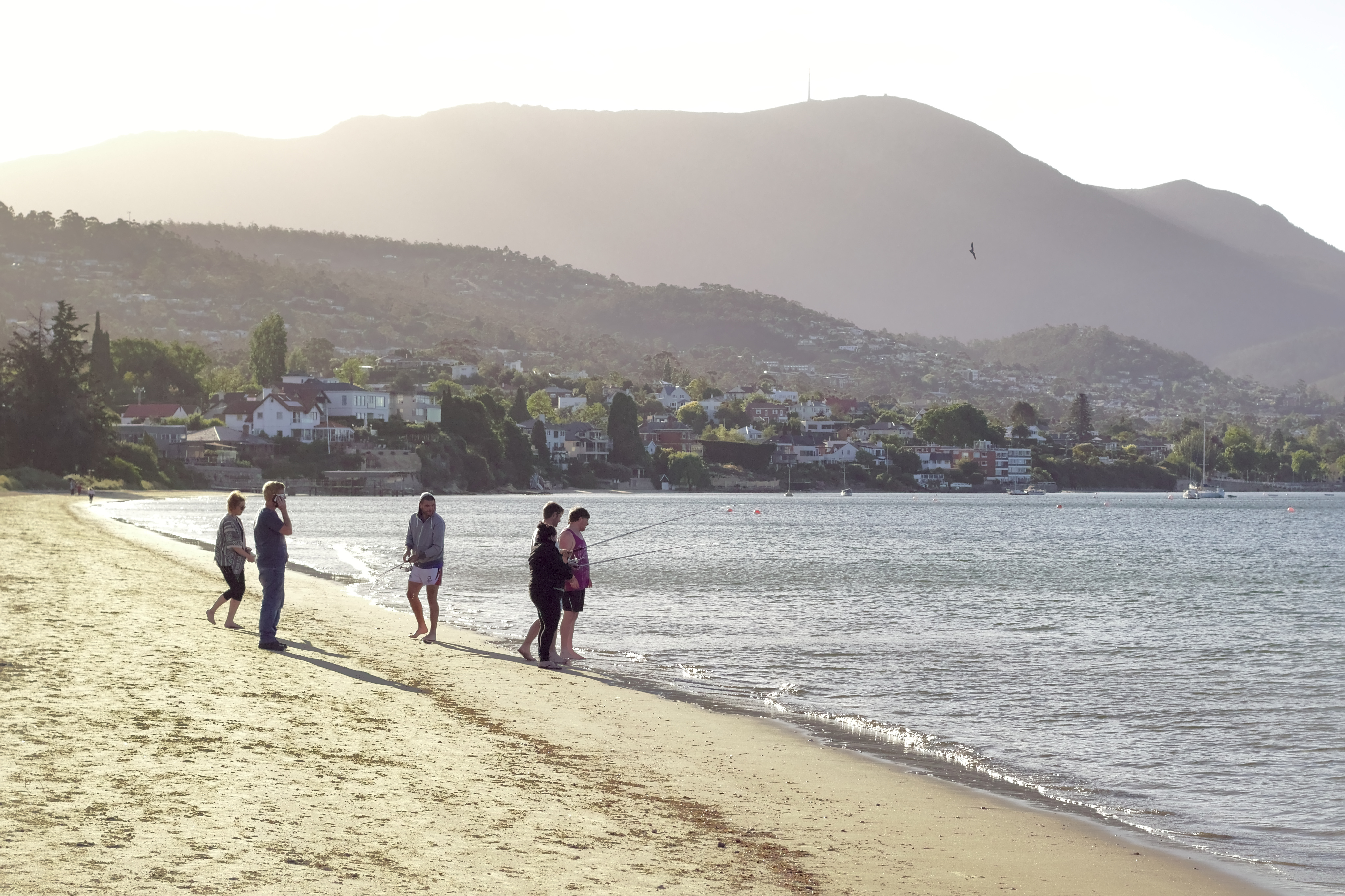 Mount Wellington from Sandy Bay, Hobart Tasmania