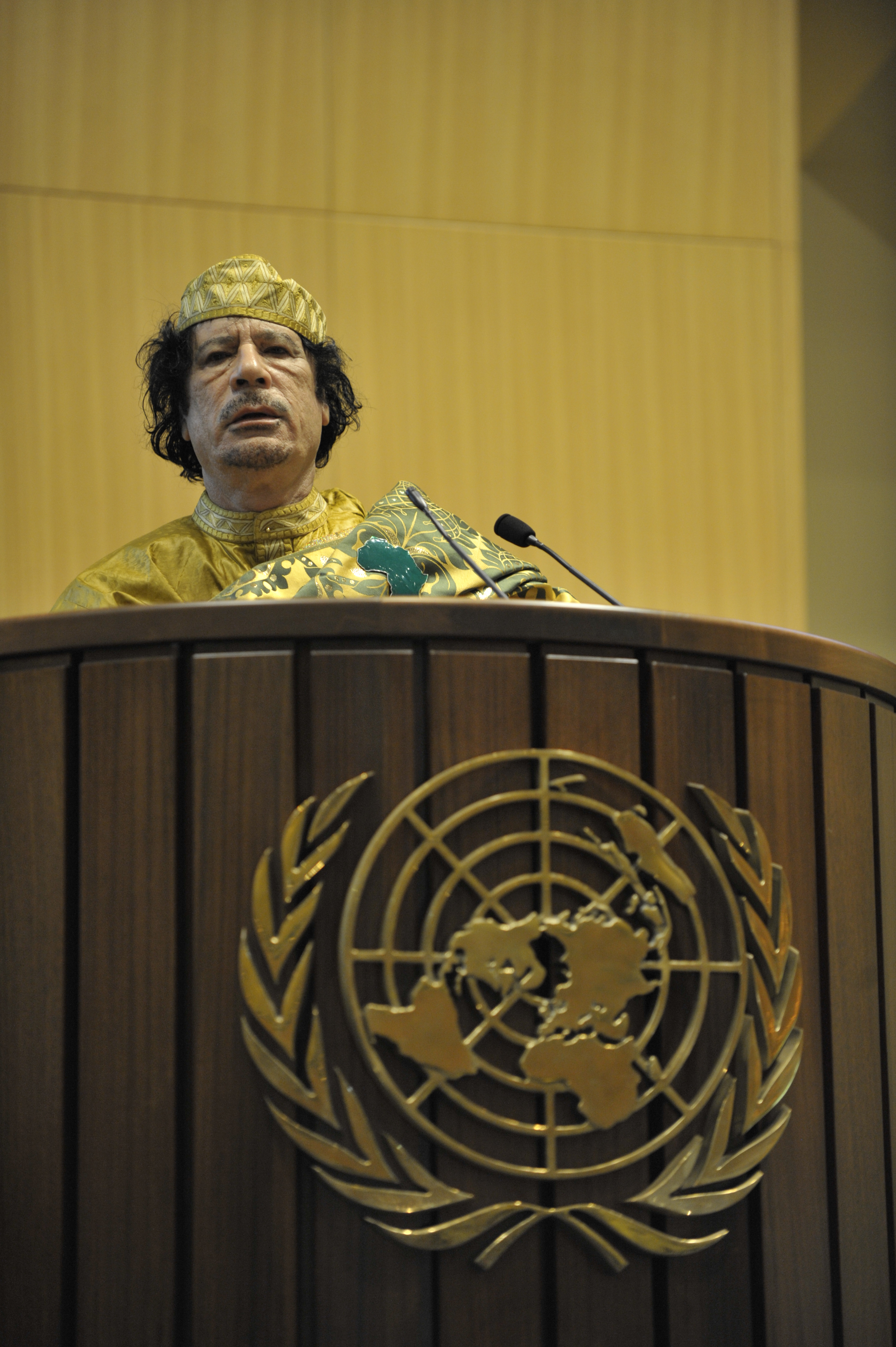 Muammar al-Gaddafi, 12th AU Summit, 090202-N-0506A-534