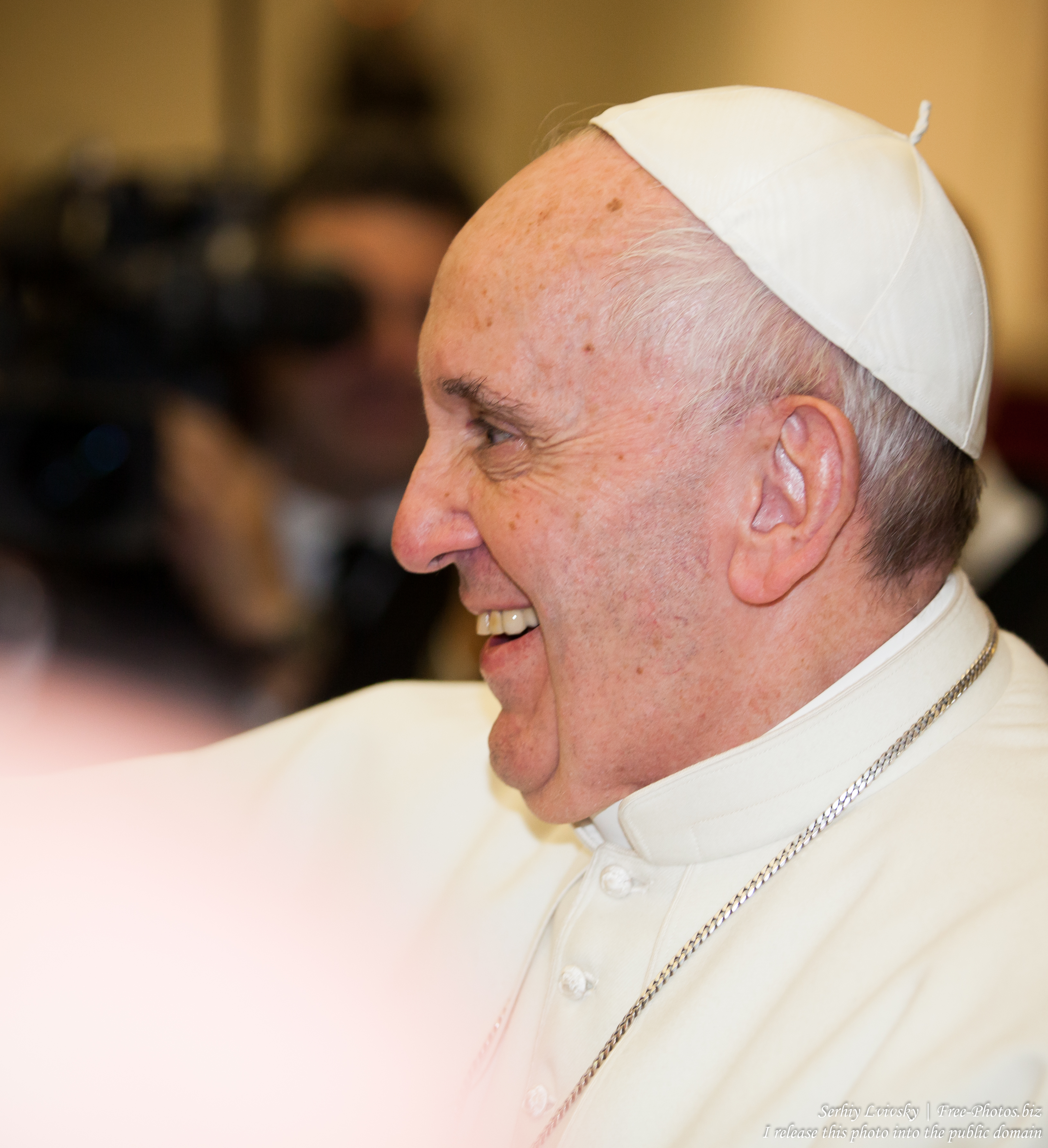 Pope Francis photographed in the Paul VI audience hall in January 2016 by Serhiy Lvivsky, picture 12