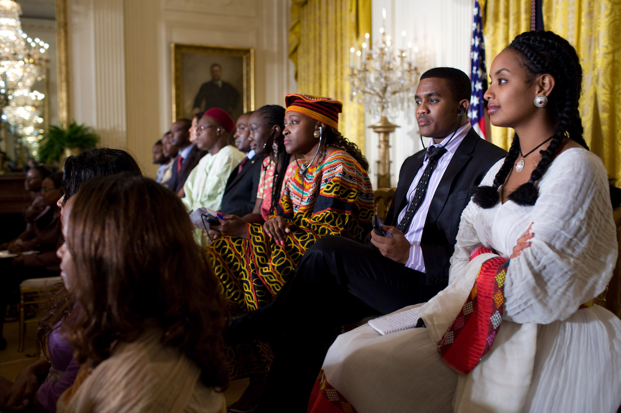 President Obama Hosts a Town Hall in the East Room of the White House (2)