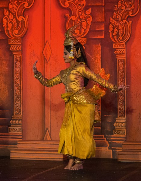 2016 Phnom Penh, Tradycyjny Kambodżański Pokaz Tańca (137)