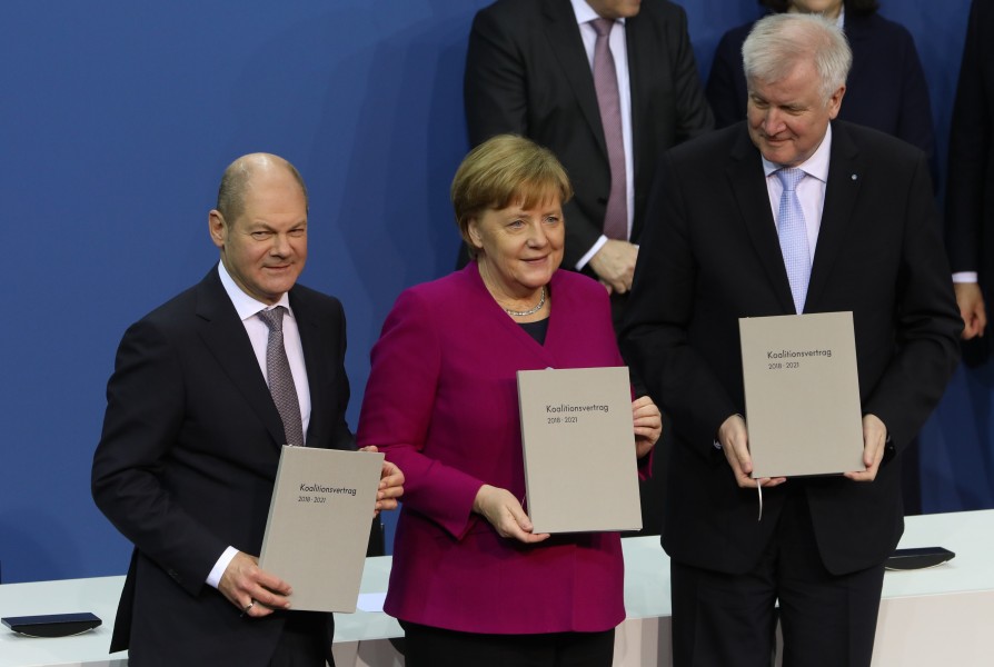2018-03-12 Unterzeichnung des Koalitionsvertrages der 19. Wahlperiode des Bundestages by Sandro Halank–056