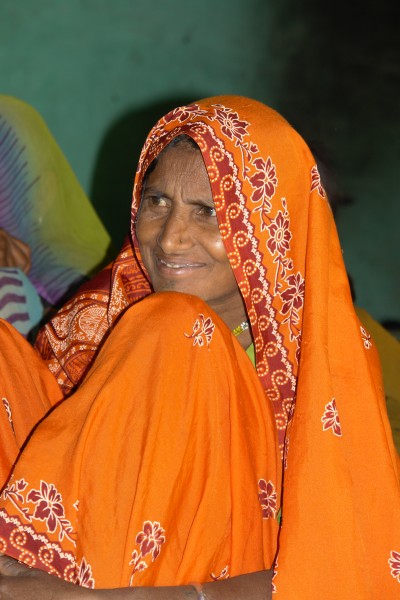 Adivasi woman in Raisen district, MP, India