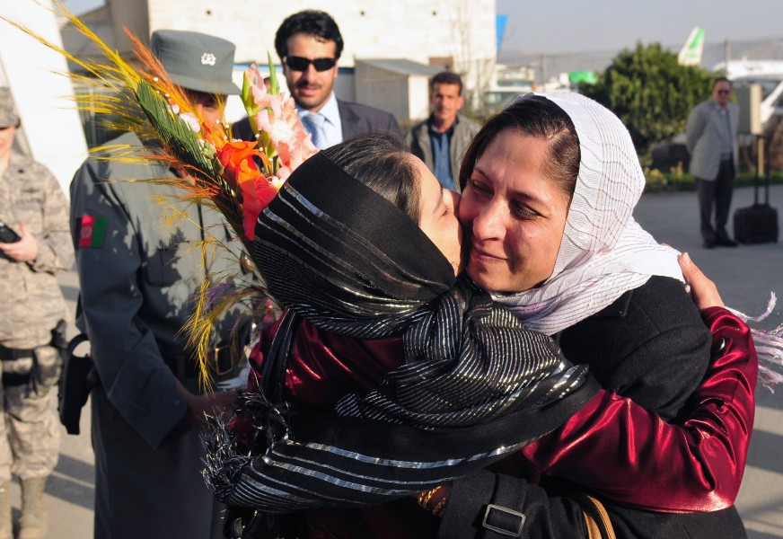 An Afghan Woman of Courage returns home (4446654531)