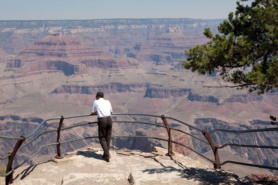 Barack Obama in Grand Canyon