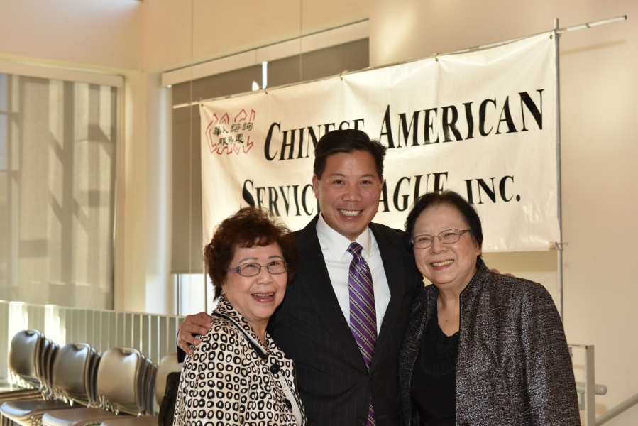 Bernie Wong, Chris Lu and Esther Wong, 2015