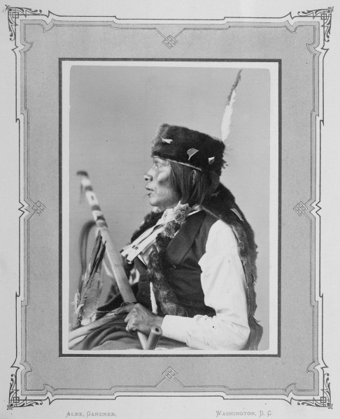 Big Head-Na-Su-Na-Tunka. Sans Arc Sioux, 1872 - NARA - 519018