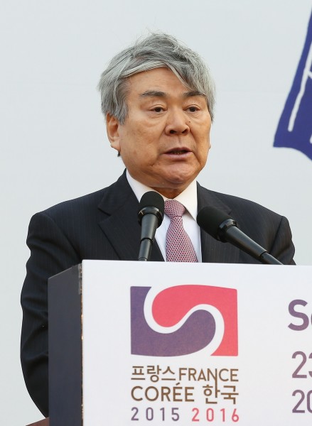 Cho Yang-ho in the 2015-2016 of Korea-France Bilateral Exchanges (cropped)
