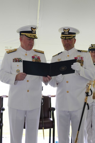 Coast Guard Sector Lake Michigan in Milwaukee holds change-of-command 140617-G-ZZ999-002