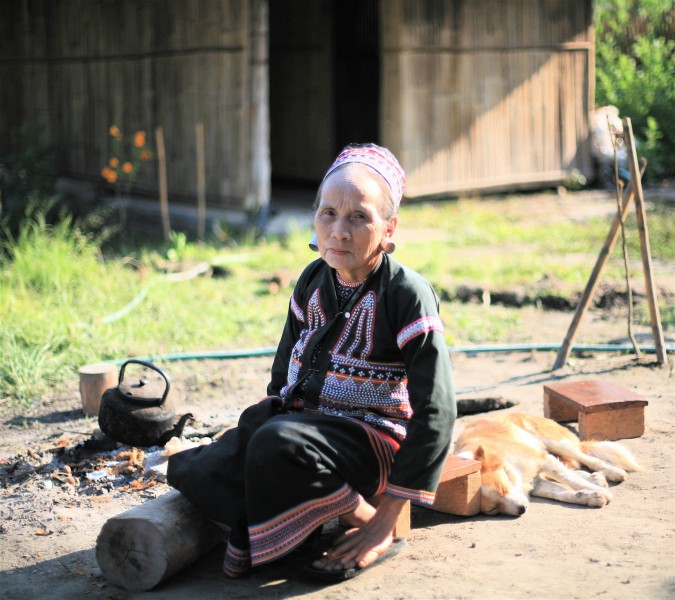 Elderly Lahu woman