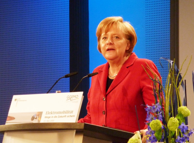 Elektromobilität - Angela Merkel 2010