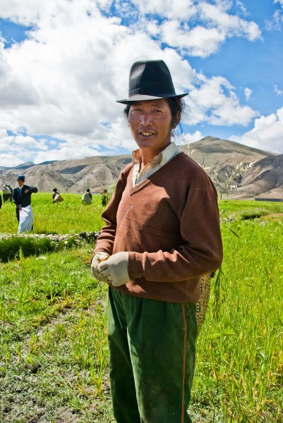 Farmer in Tibet2