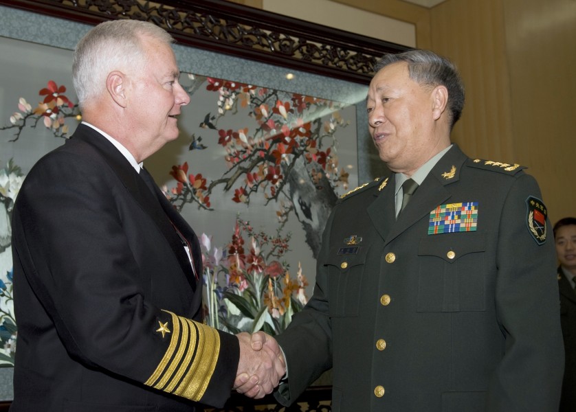 General Bingde with Admiral Keating