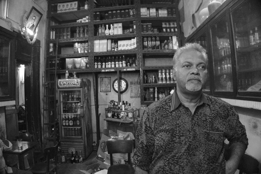 Goa bar, in Panjim. 2017