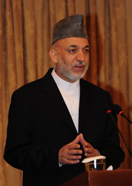 Hamid Karzai in August 2009 cropped