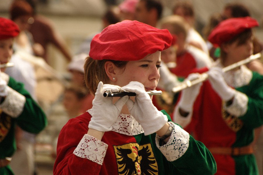 Joueuse de flûte à Château-Thierry