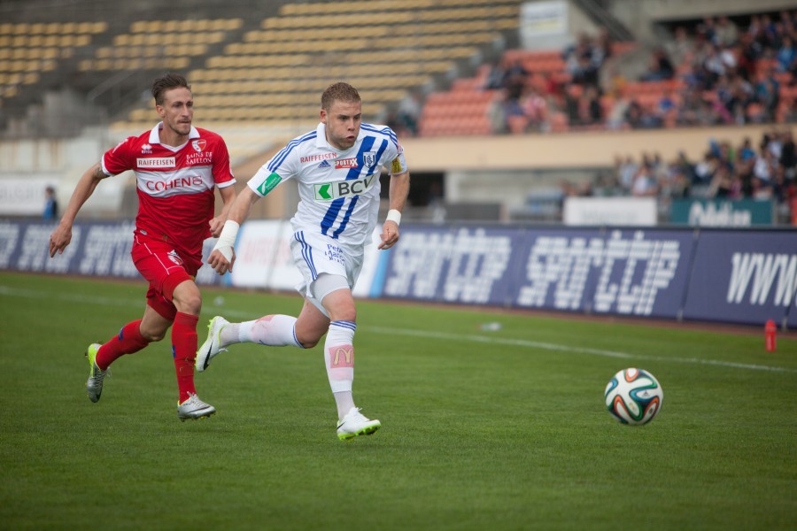 Lausanne Sport vs FC Sion - Avril 2014 - Vincent Rüfli & Yoric Ravet