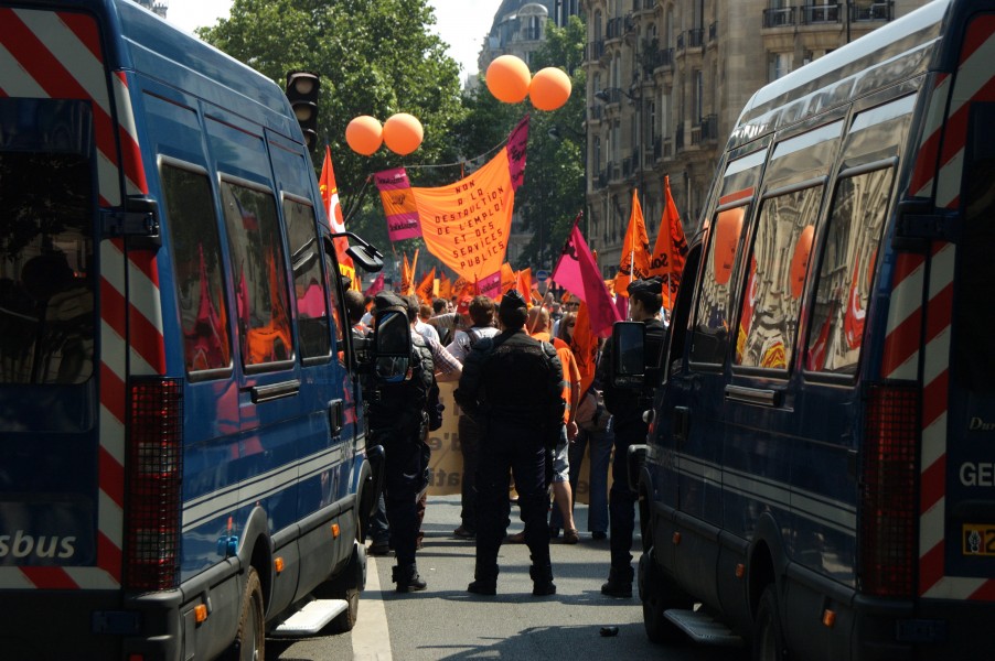 Manifestation parisienne du 10 juin 2008
