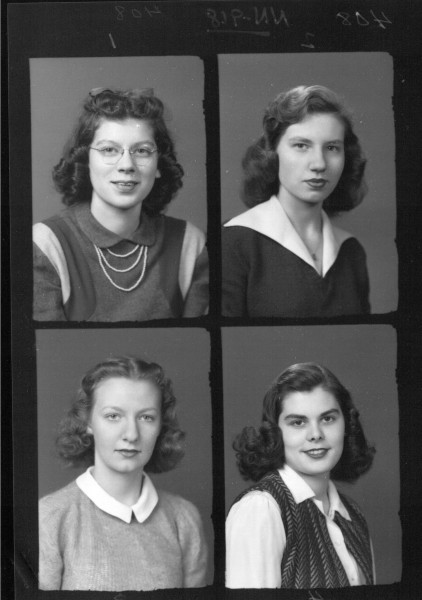 McGuffey High School yearbook portraits 1942 (3192710714)