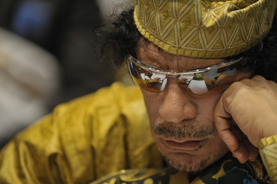 Muammar al-Gaddafi, 12th AU Summit, 090202-N-0506A-324