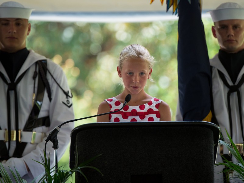 Neil Armstrong family memorial service (201208310010HQ)