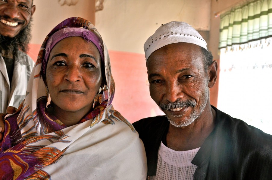 Nubisches Paar im Sudan