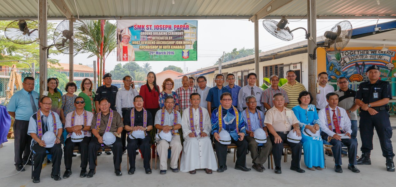 Papar Sabah Groundbreaking-ceremony-at-SMK-St-Joseph-02