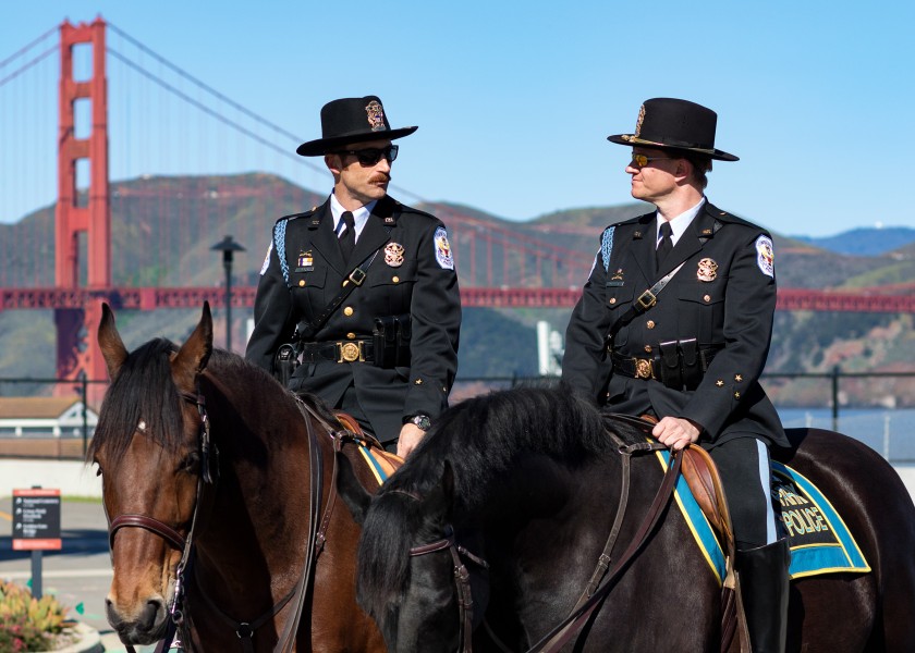 Park Police Horse Mounted Unit, San Francisco