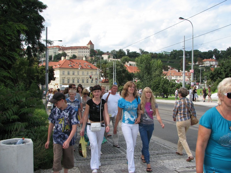 People walking in Prague (Praha) city, Czech Republic, European Union, picture 16