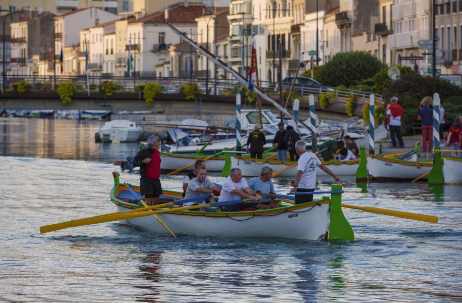 Rowing training, Sète 04
