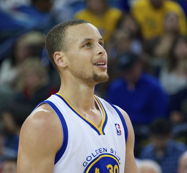 Stephen Curry close up