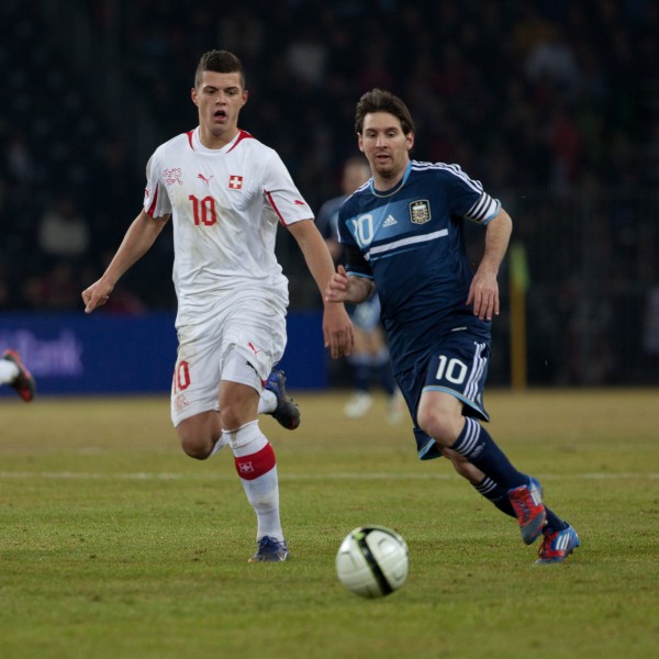 Suisse vs Argentine - Granit Xhaka & Lionel Messi