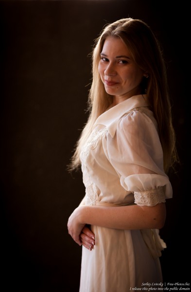 Vladyslava - an 18-year-old natural blonde girl photographed by Serhiy Lvivsky in June 2017, picture 13