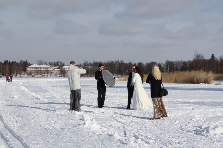 Wedding photo on Tuusulanjärvi IM4069 C