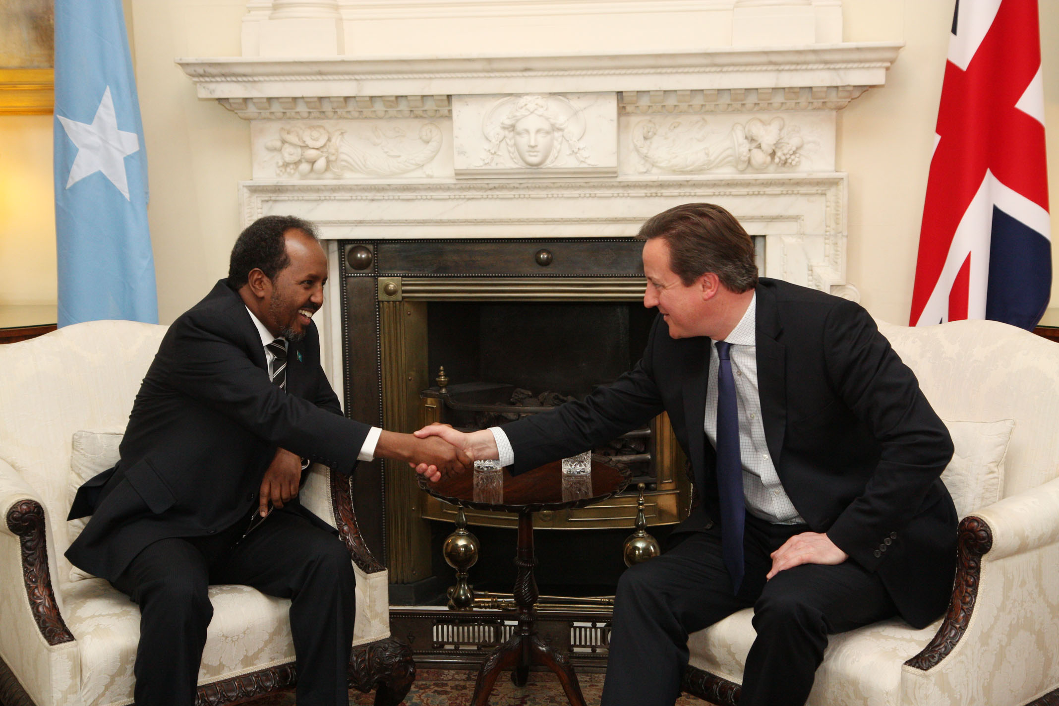 Prime Minister with President of the Federal Republic of Somalia (8444381781)