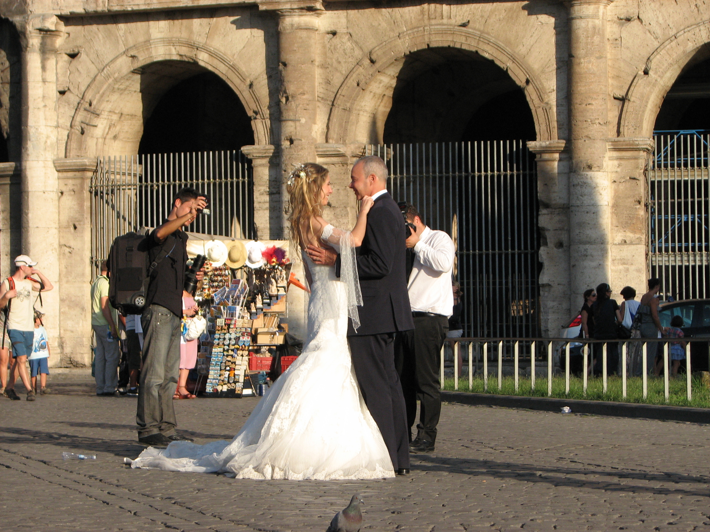 Newlyweds in Rome, Italy, European Union, August 2011, picture 31.