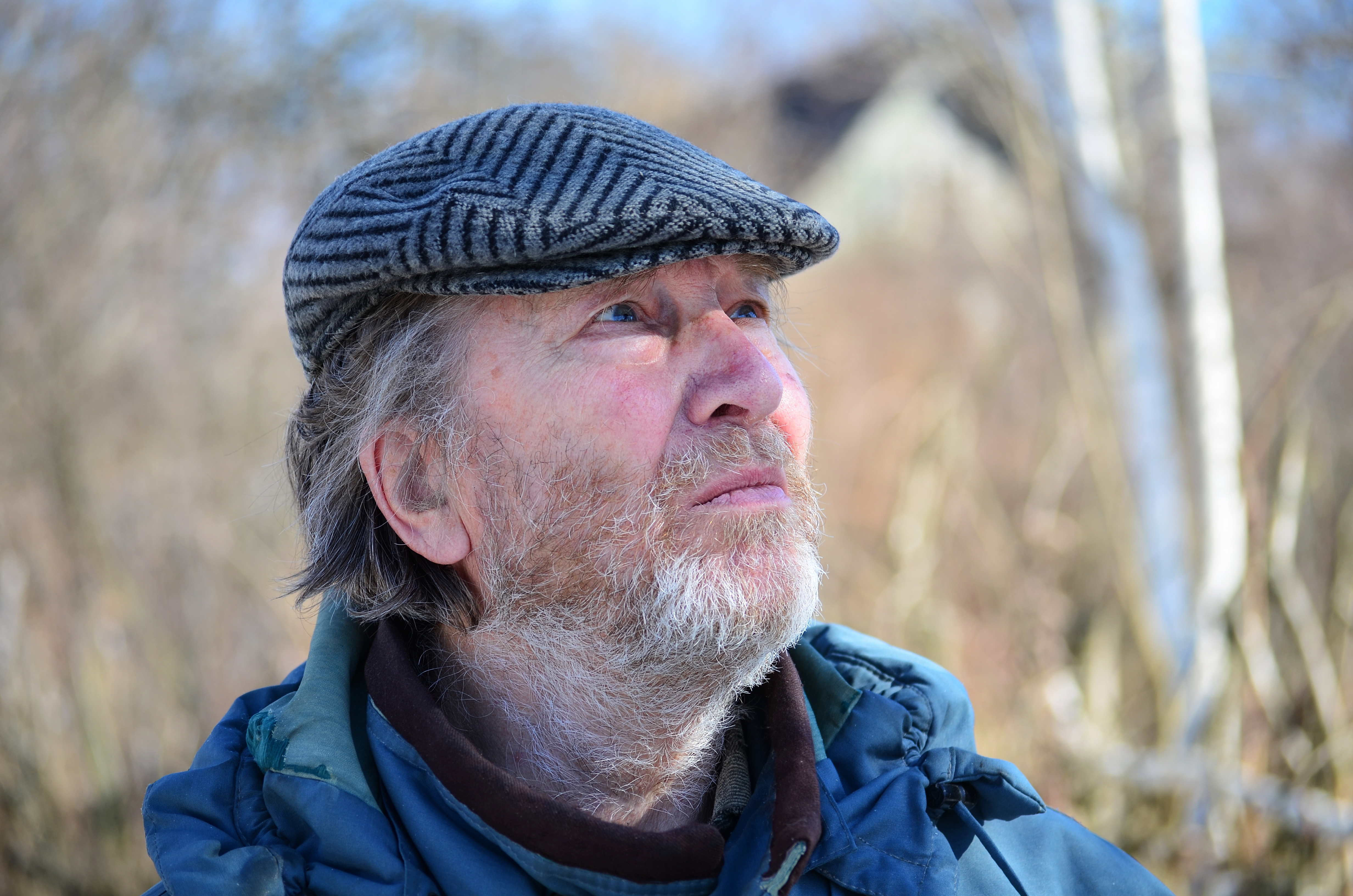 Russian man with a beard