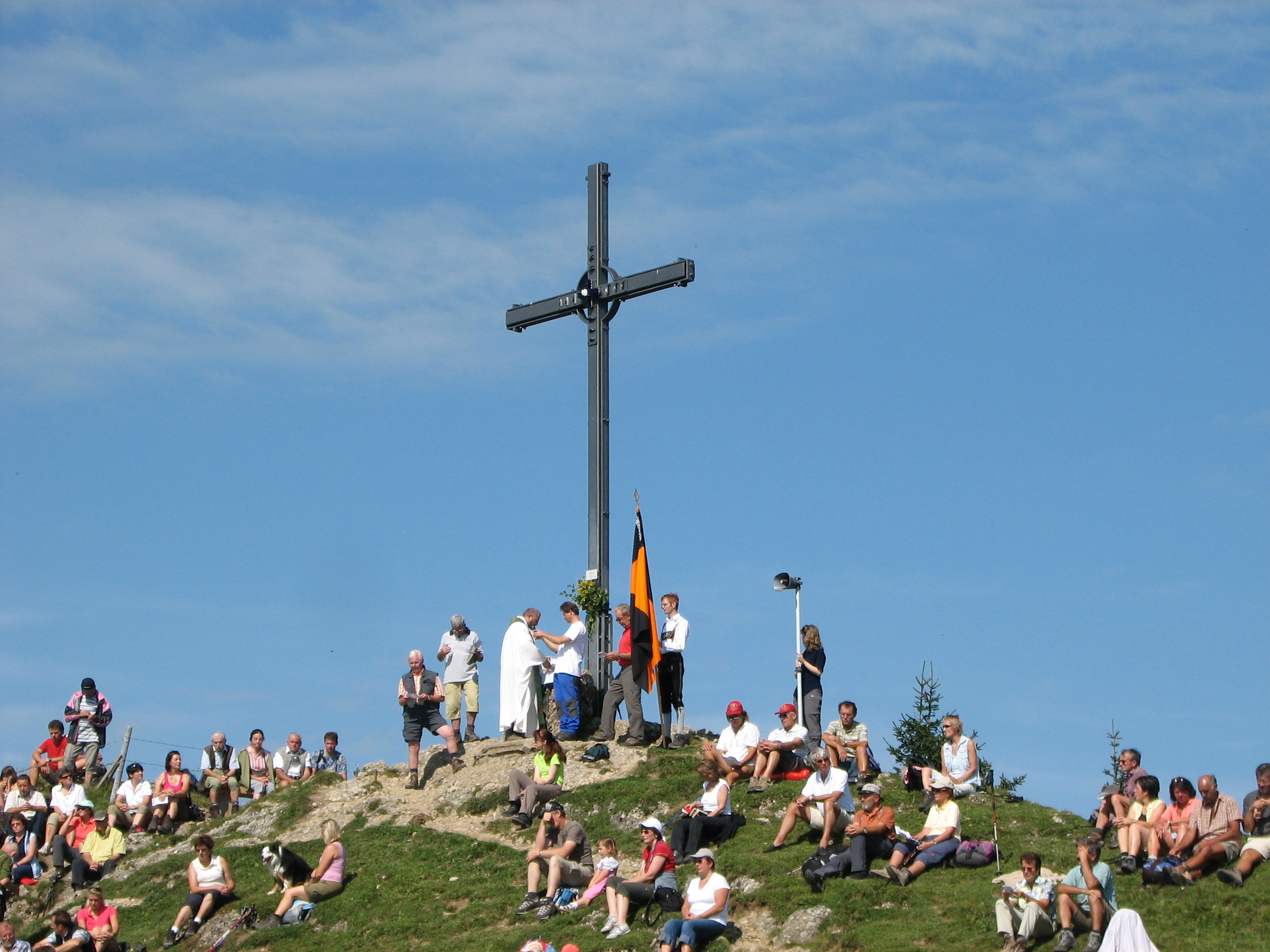 Südansicht Gipfelkreuz