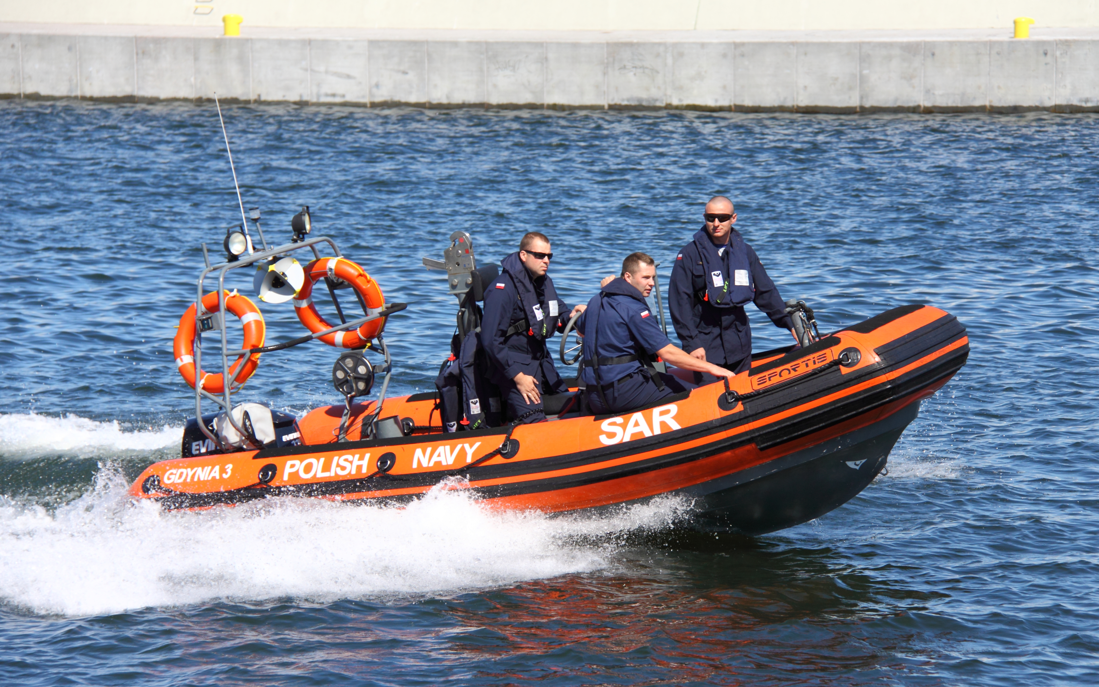 SAR speedboat